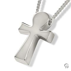 Assieraad zilver Ankh-kruis
