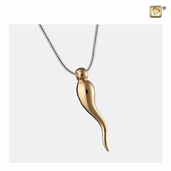 ItalianHorn Ashes Pendant Gold Vermeil